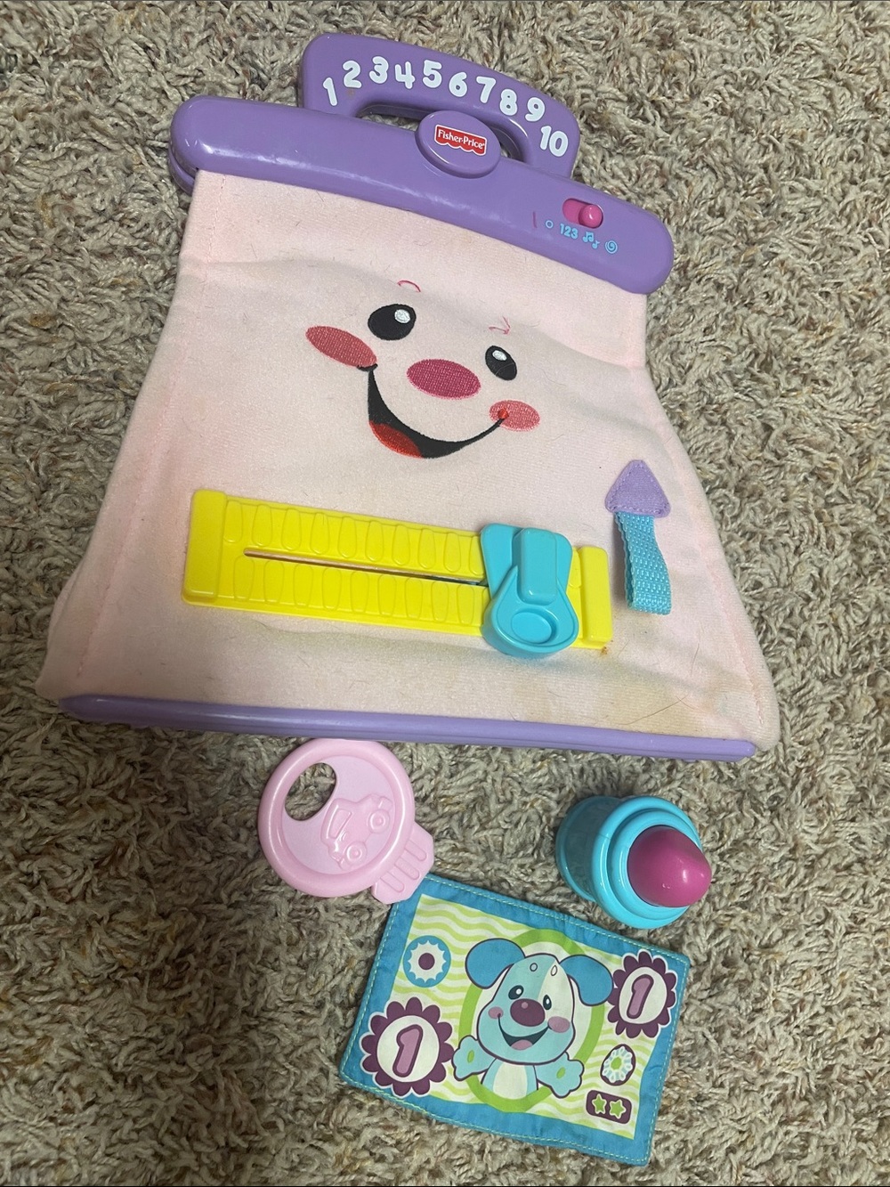 Fisher-Price Pink, Purple, Yellow & Blue Learning Toy